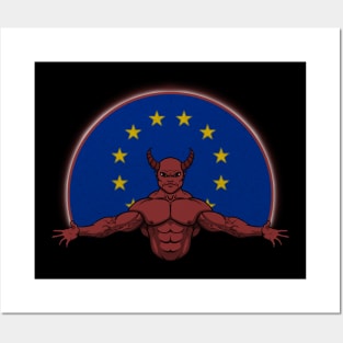 Devil European Union Posters and Art